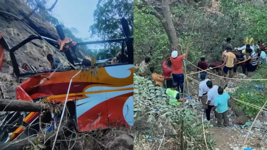 रायगढ़ में सड़क से नीचे उतर गड्ढे में गिरी बस, 12 की मौत, 25 से ज्यादा घायल…