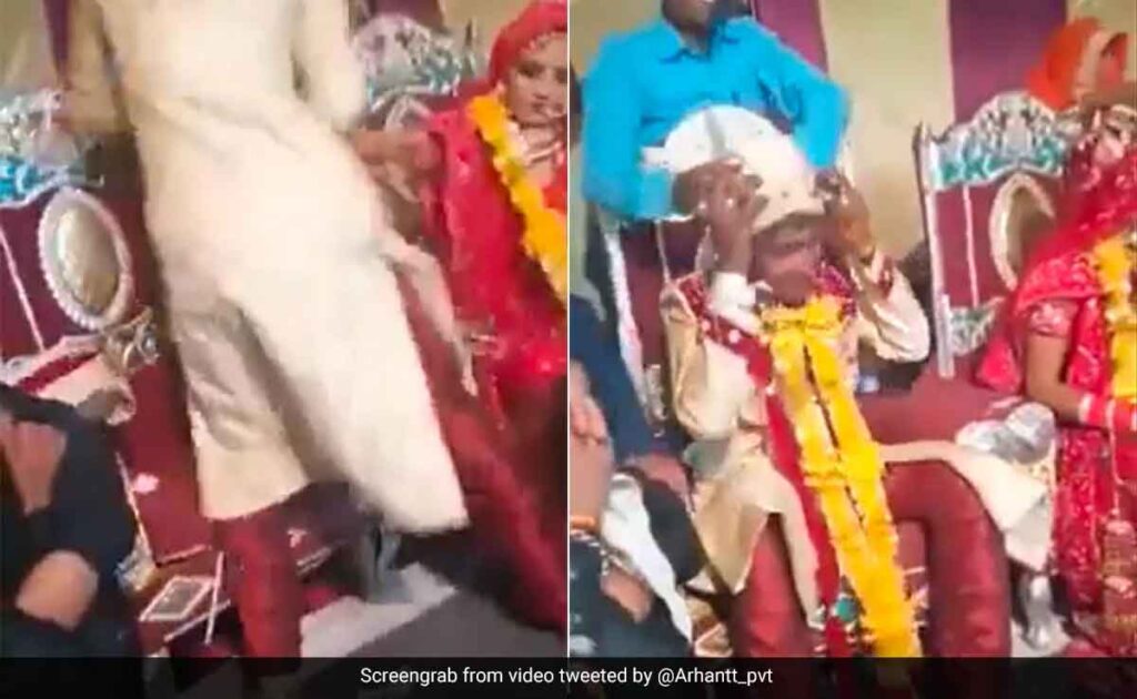 दुल्हन के जीजा ने दूल्हे से किया ऐसा मज़ाक, भड़क गया दूल्हा, कर दी थप्पड़ों और मुक्कों की बरसात, बचाने पहुंचे लोग तो…