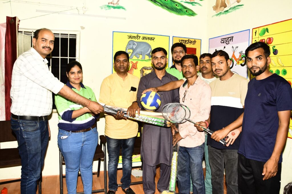 बालको ने विश्व एथलेटिक्स दिवस पर किया खेल सामग्री का वितरण…