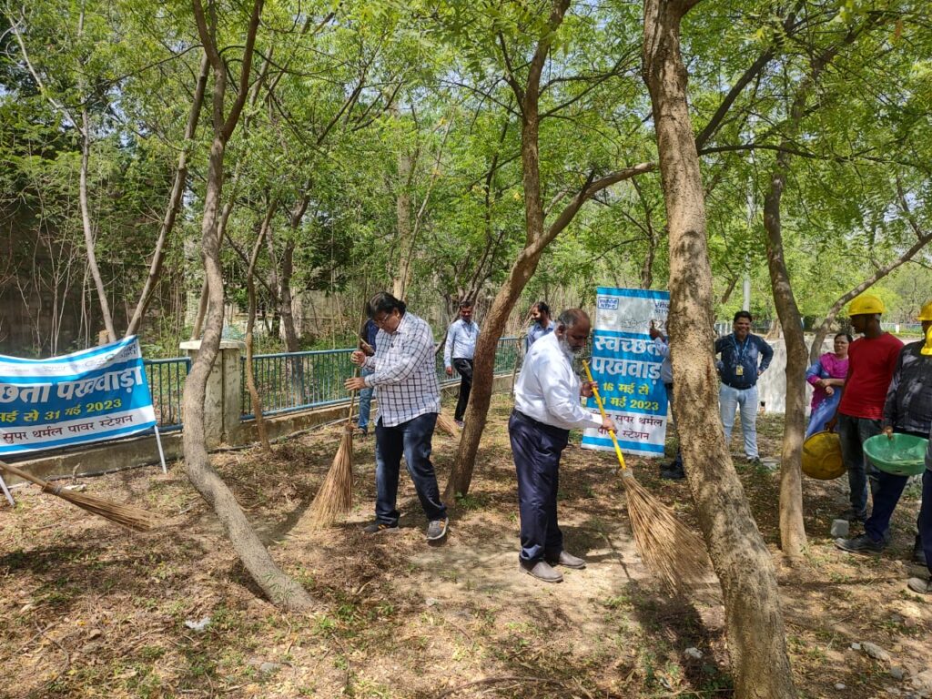 एनटीपीसी सीपत में स्वच्छता पखवाड़ा के अंतर्गत वृहद स्वच्छता अभियान का किया गया आयोजन…