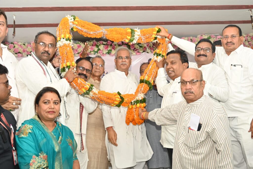 रायपुर : साहू समाज का छत्तीसगढ़ के निर्माण और प्रगति में महत्वपूर्ण योगदान: श्री भूपेश बघेल
