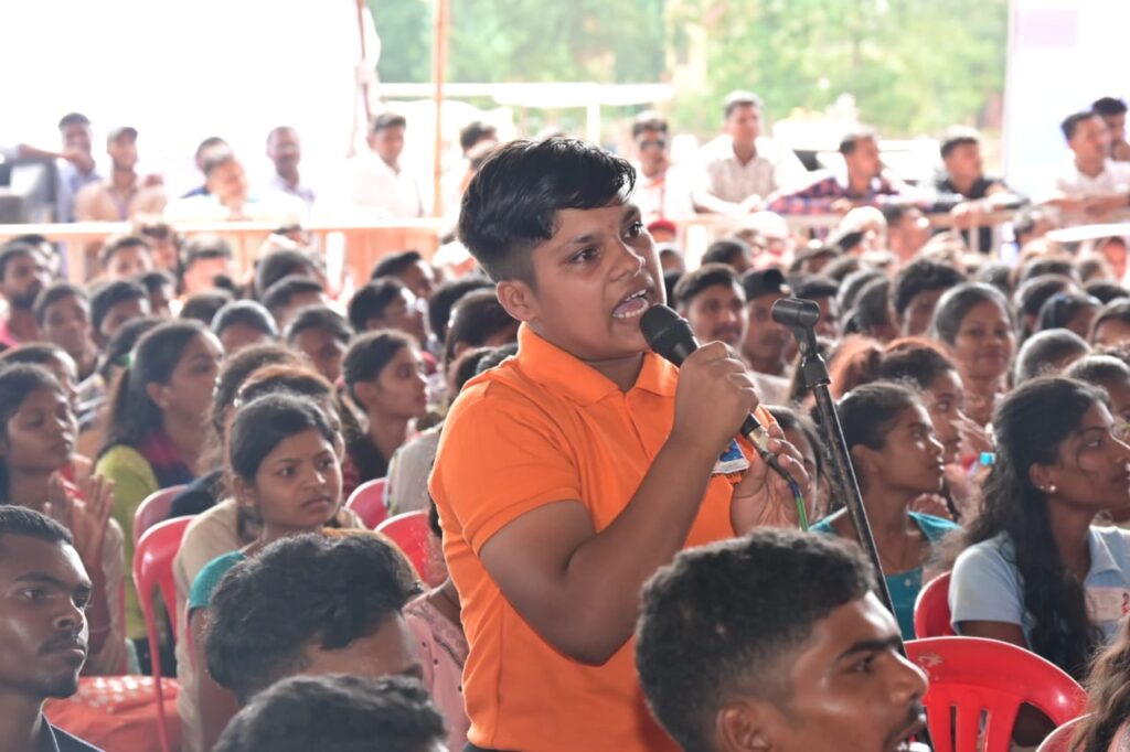 रायपुर : कोण्डागांव से आईं रीना राजपूत ने बताया कि वह राष्ट्रीय स्तर की कुश्ती खिलाड़ी हैं