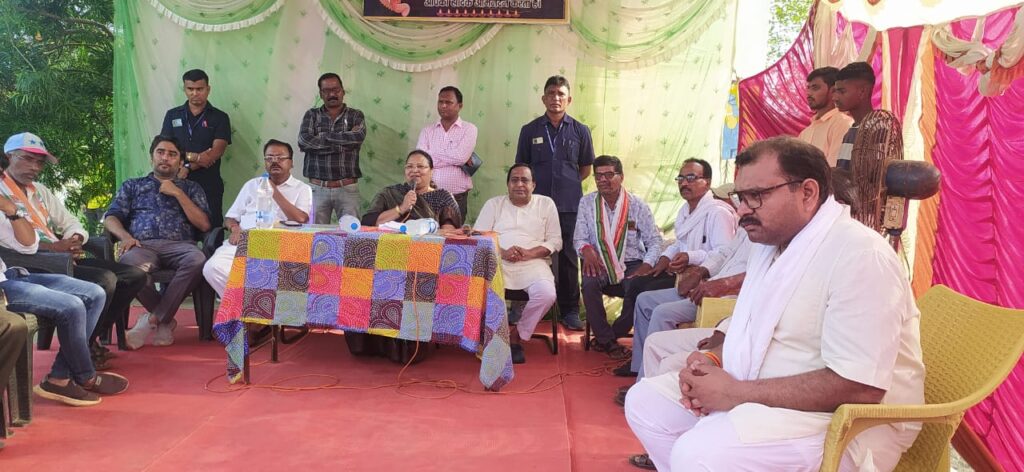 रायपुर : मंत्री श्रीमती भेंड़िया ने विभिन्न विकास कार्यों का किया भूमिपूजन