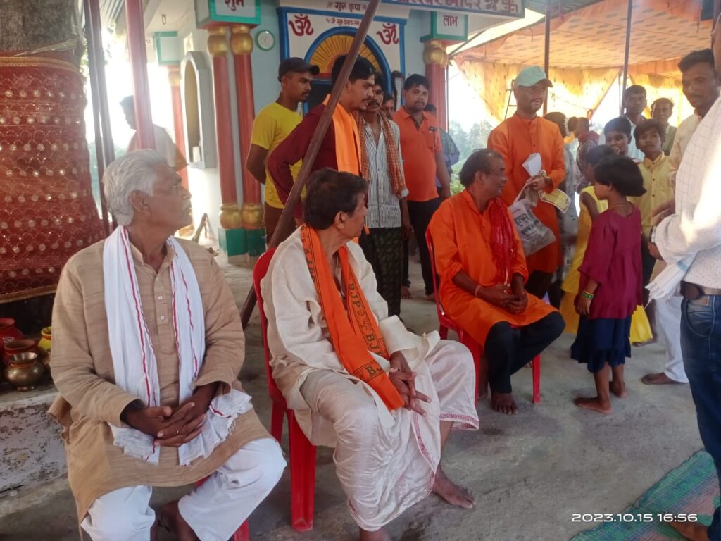 रामपुर विधानसभा क्षेत्र में सघन जन–सम्पर्क कर रहे ननकीराम कँवर