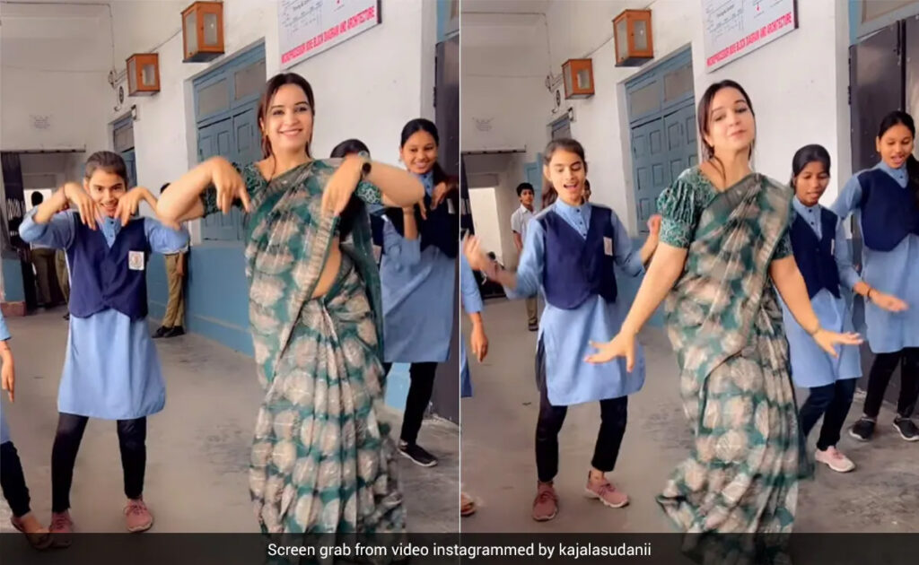 फिजिक्स टीचर ने स्टूडेंट्स के साथ ‘गुलाबी शरारा’ पर किया जबरदस्त डांस, लोग बोले- हमें भी इस स्कूल में एडमिशन चाहिए…