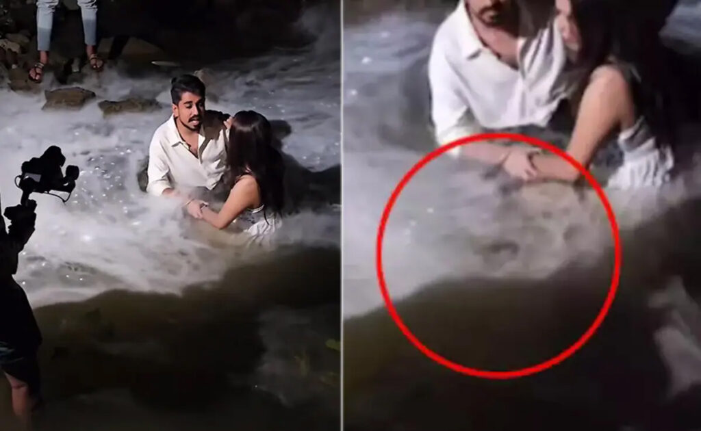 प्री-वेडिंग शूट के दौरान सांप ने मारी ‘हीरो’ वाली एंट्री, दुल्हन की निकल गईं चीखें…