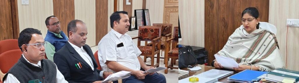 रायपुर : निर्वाचक नामावलियों के विशेष संक्षिप्त पुनरीक्षण के संबंध में मुख्य निर्वाचन पदाधिकारी कार्यालय में बैठक आयोजित