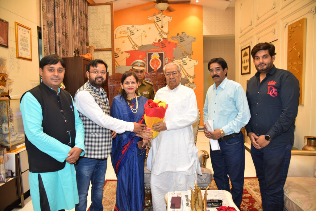 रायपुर : राज्यपाल श्री हरिचंदन से उत्कल समाज के प्रतिनिधिमण्डल ने की सौजन्य भेंट