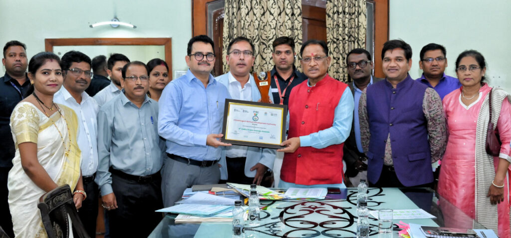 रायपुर : मुख्यमंत्री श्री साय ने छत्तीसगढ़ को ‘इंडिया ग्रीन एनर्जी अवार्ड‘ से नवाजे जाने पर प्रदेशवासियों को दी बधाई