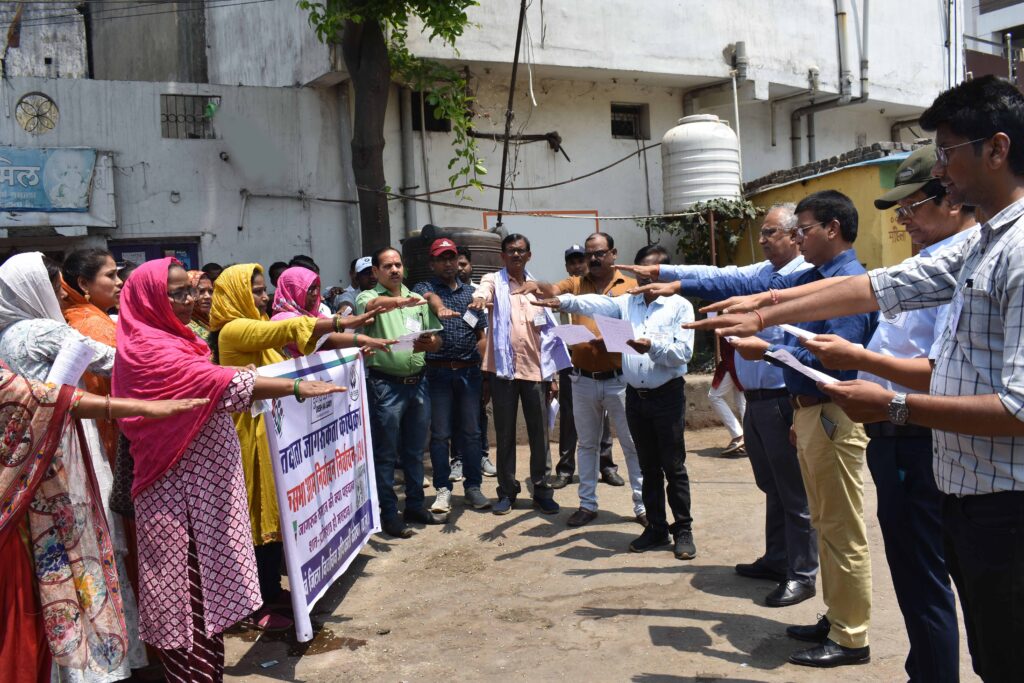 कोरबा व रविशंकर नगर जोन में चला मतदाता जागरूकता अभियान, निकाली गई रैली, मतदाताओं ने ली अनिवार्य मतदान की शपथ…