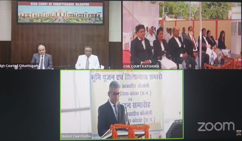 न्यायिक आवासीय कॉलोनी राज्य के लिए बने मिसाल: चीफ जस्टिस श्री सिन्हा