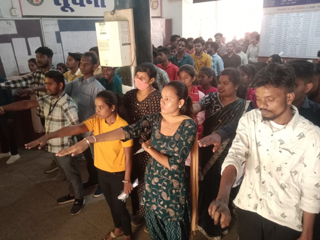 शासकीय पीजी कॉलेज में विद्यार्थियों ने ली मतदान की शपथ…