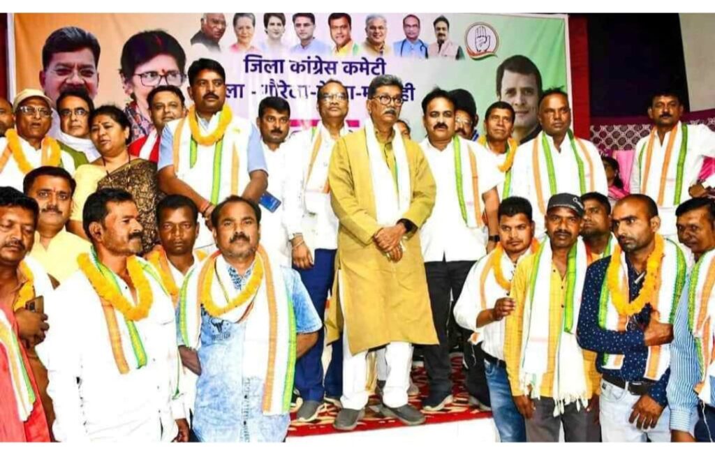 मरवाही में कांग्रेस को मिली मजबूती, आदिवासी नेता गुलाब राज व समर्थक शामिल हुए…