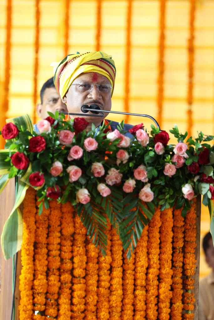 रायपुर : मुख्यमंत्री श्री विष्णु देव साय द्वारा भाटापारा में आयोजित रानी दुर्गावती बलिदान दिवस समारोह में की गई घोषणा