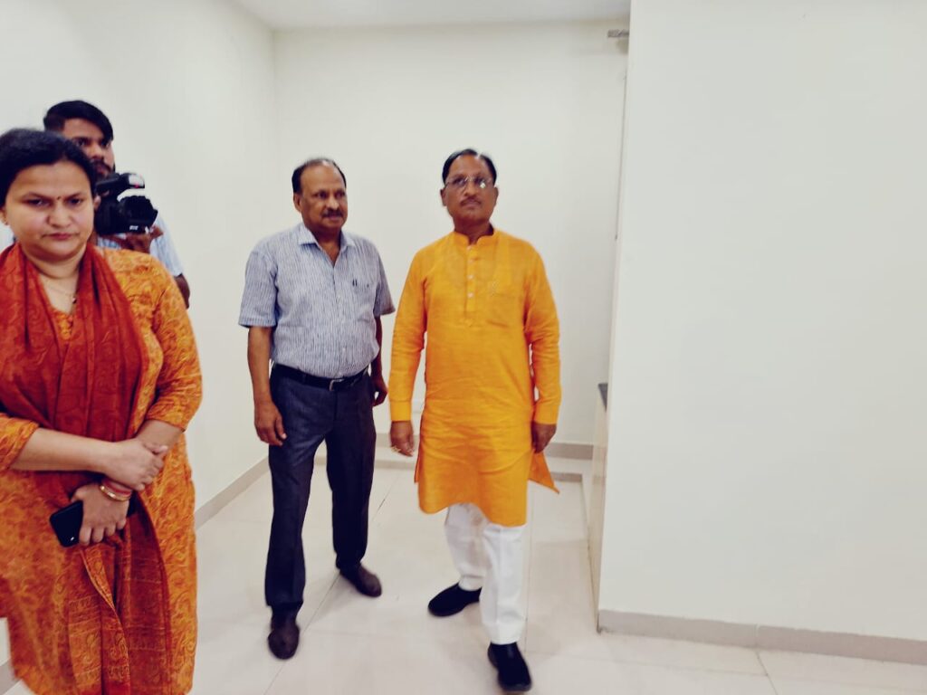 रायपुर : मुख्यमंत्री श्री विष्णुदेव साय ने छत्तीसगढ़ निवास का लिया जायजा