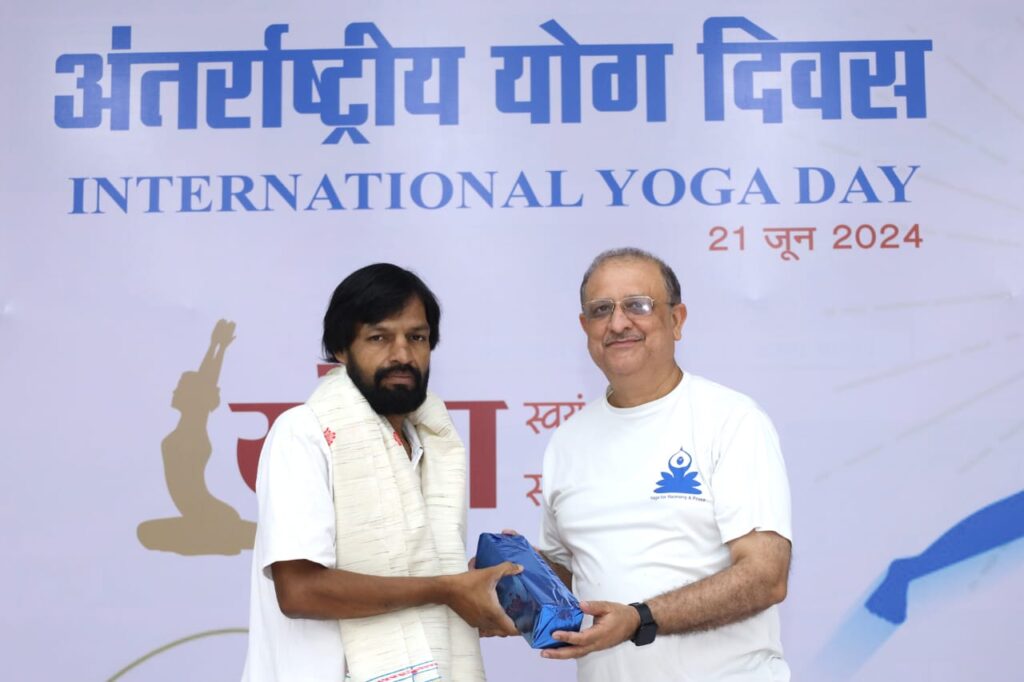 अंतरराष्ट्रीय योग दिवस-2022 का आयोजन : एनटीपीसी कोरबा 