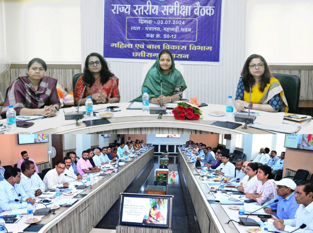 रायपुर : मिशन मोड में कार्य कर छत्तीसगढ़ को कुपोषण मुक्त बनाना है