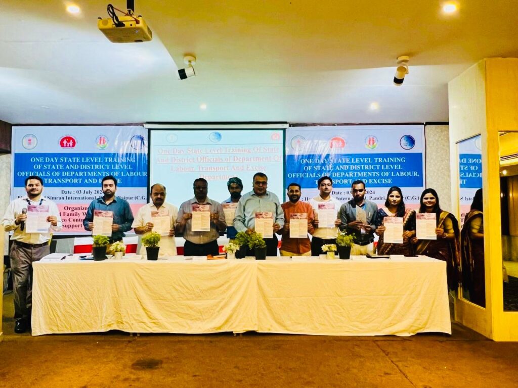 रायपुर : तम्बाकू नियंत्रण तंत्र को और अधिक सक्रिय करने प्रमुख विभागों के साथ राज्य स्तरीय कार्यशाला हुई आयोजित