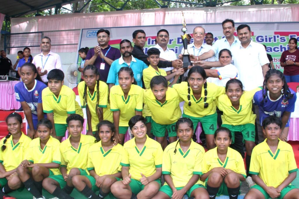 एनटीपीसी कोरबा सफलतापूर्वक आयोजित इंटर-जिला जूनियर गर्ल्स फुटबॉल चैम्पियनशिप