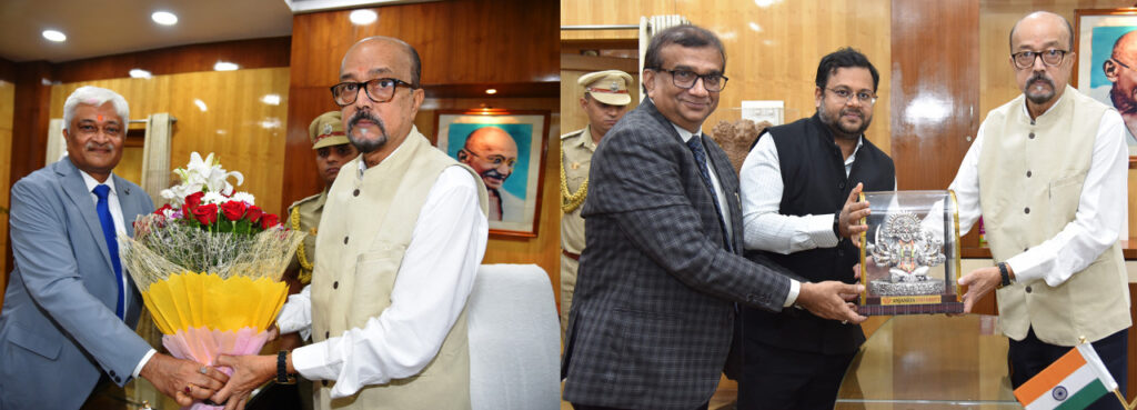 रायपुर : राज्यपाल श्री रमेन डेका से विभिन्न विश्वविद्यालयों के कुलपतियों ने की सौजन्य मुलाकात