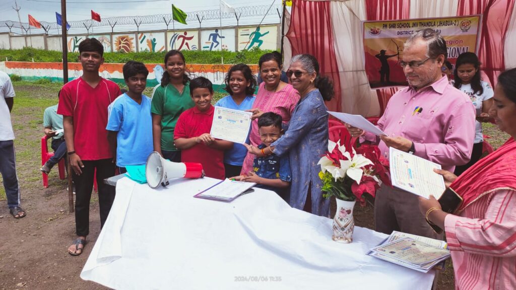 नवोदय विद्यालय कोरबा के पांच छात्र राष्ट्रीय तीरंदाजी प्रतियोगिता के लिए हुए चयनित