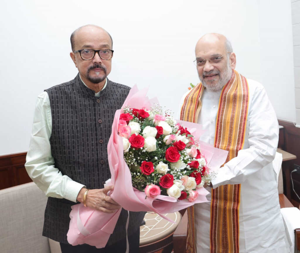 रायपुर : केन्द्रीय गृहमंत्री श्री अमित शाह से राज्यपाल श्री रमेन डेका ने की सौजन्य मुलाकात