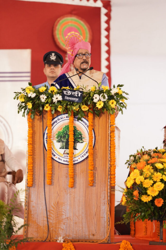 रायपुर : विश्वविद्यालय हमारी सामूहिकता, ज्ञान और संस्कृति के संरक्षक : राज्यपाल श्री रमेन डेका