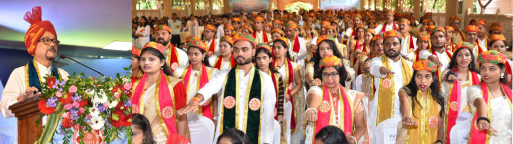 रायपुर : श्री रावतपुरा सरकार विश्वविद्यालय के तृतीय दीक्षांत समारोह में शामिल हुए राज्यपाल