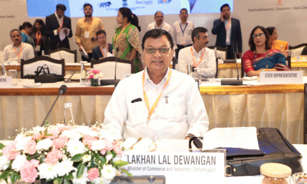 रायपुर : छत्तीसगढ़ के उद्योग मंत्री श्री लखन लाल देवांगन ने नई दिल्ली में ‘उद्योग समागम‘ में की भागीदारी