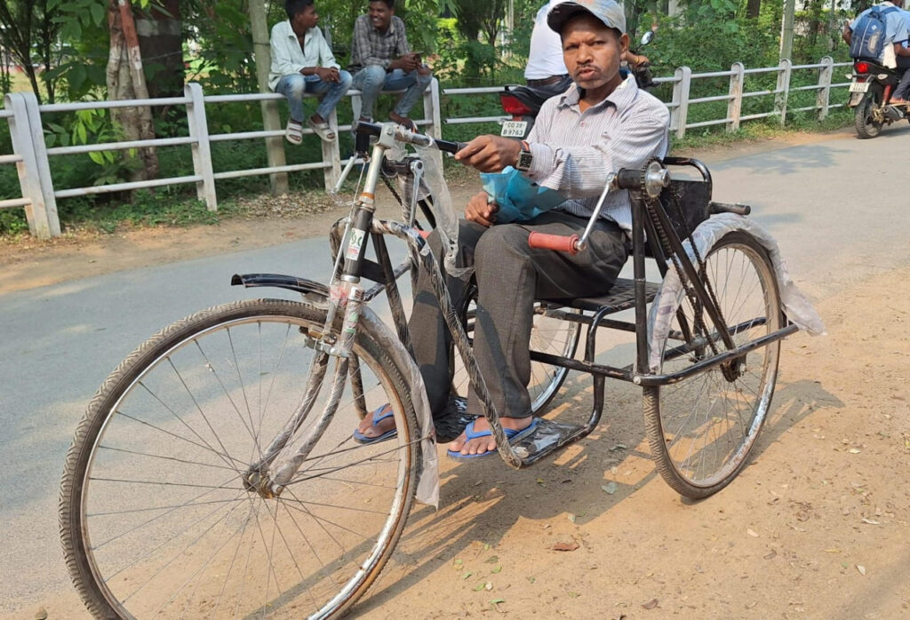 कोरबा : ट्रायसिकल से यूनस का सफर होगा आसान