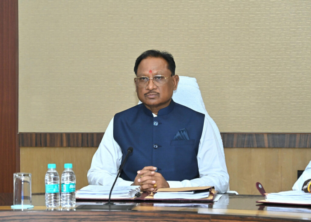 रायपुर : मुख्यमंत्री श्री विष्णु देव साय की अध्यक्षता में मंत्रालय, महानदी भवन में कैबिनेट की बैठक शुरू
