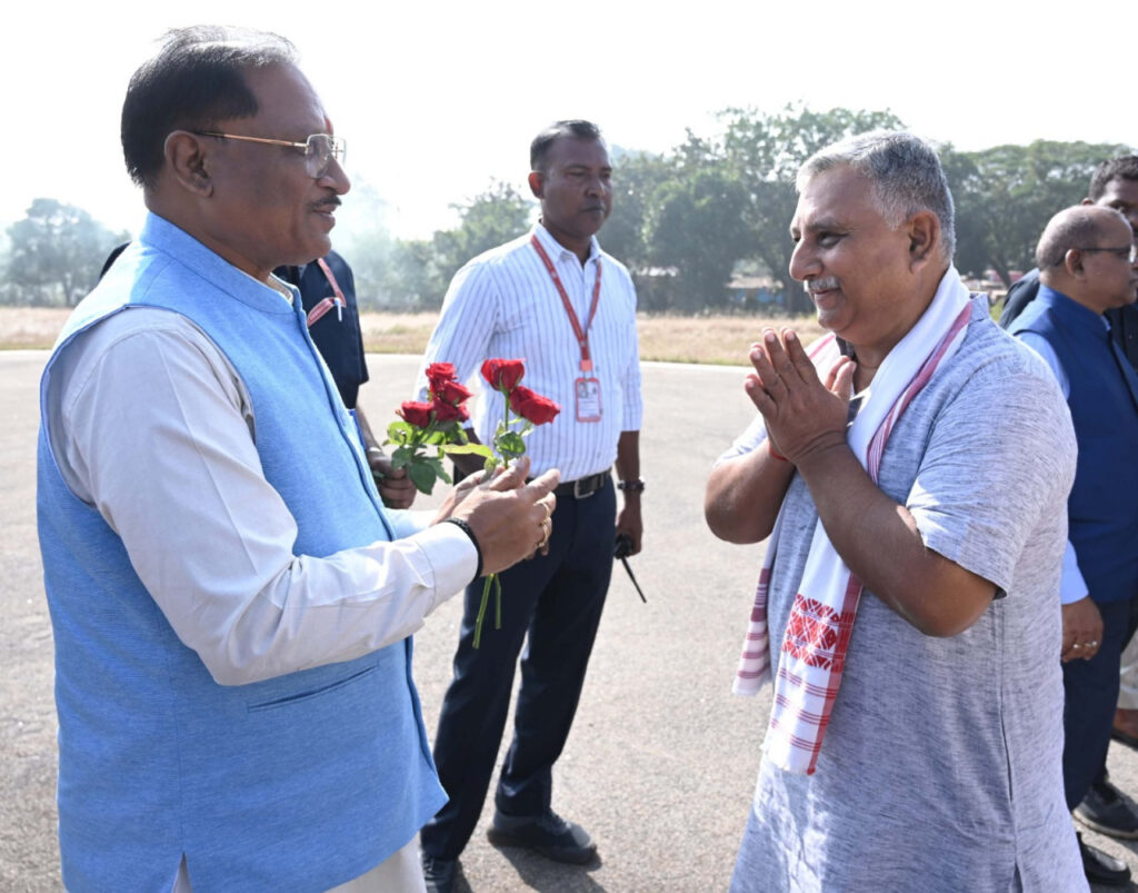 रायपुर : मुख्यमंत्री श्री विष्णु देव साय एवं केन्द्रीय मंत्री श्री मंडाविया जशपुर पहुंचे