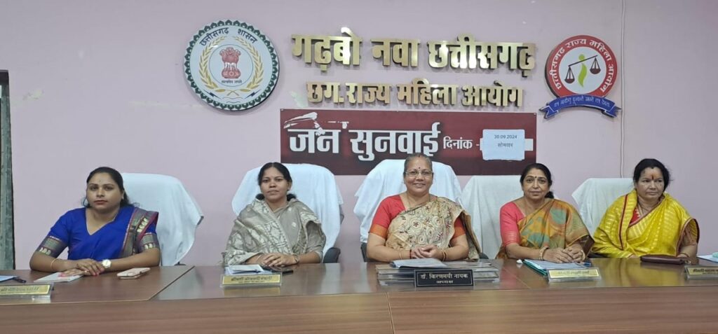 रायपुर : महिला आयोग की नई सदस्यों को संभागों का दायित्व