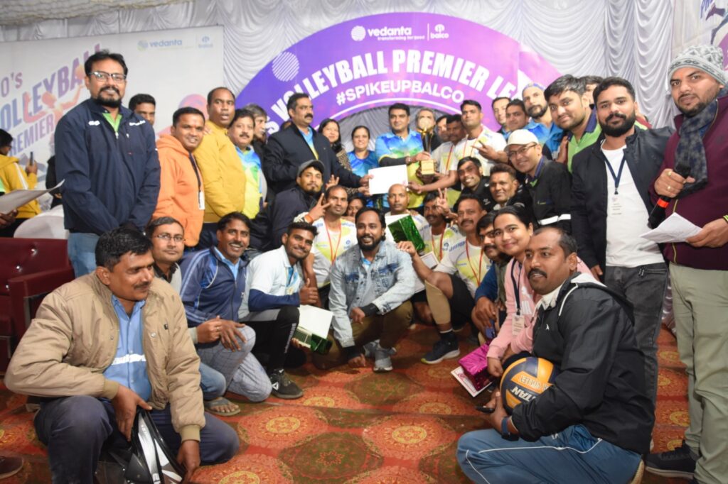 बालको वॉलीबॉल प्रतियोगिता अंबेडकर स्टेडियम में धूमधाम से संपन्न…