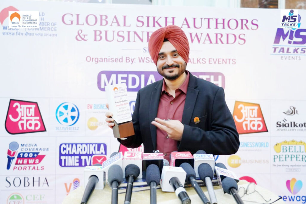कोरबा के जसमीत सिंह छाबड़ा बेस्ट फाइनेंशियल इन्फ्लुएंसर ऑफ द ईयर अवार्ड से सम्मानित