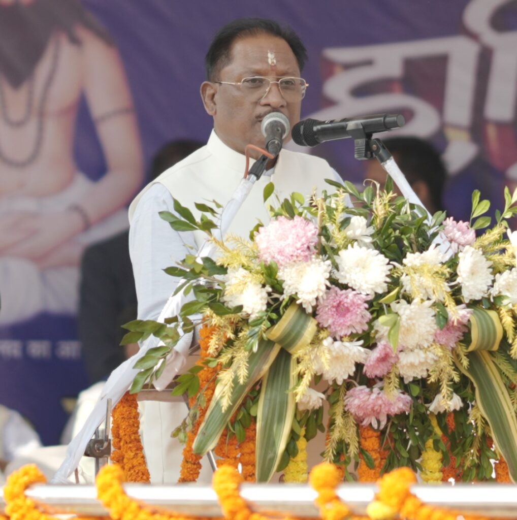 कोरबा : महान संत बाबा घासीदास ने ऊंच-नीच मिटाकर मानव को एक रहने का संदेश दिया : मुख्यमंत्री श्री विष्णुदेव साय