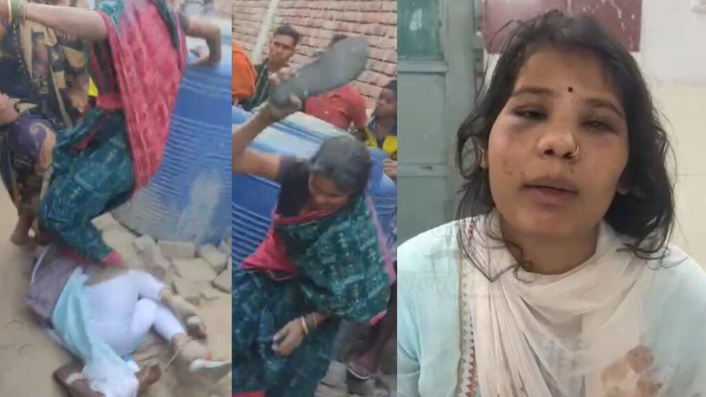 गर्भवती के साथ ससुराल वालों ने की अमानवीय हरकत: 5 माह की गर्भवती के पेट में मारपीट करते हुए कुदी सास, चप्पलों से मारा…