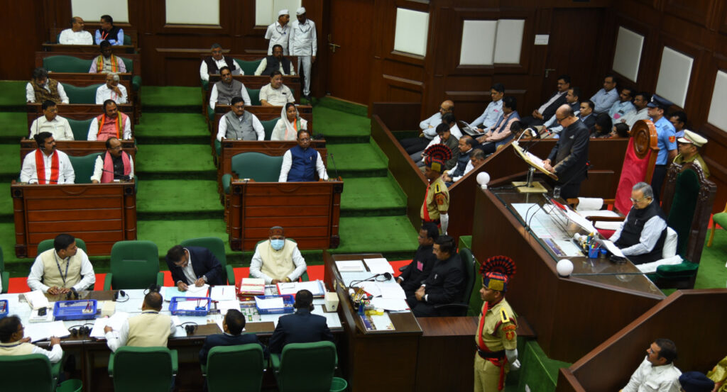 रायपुर : राज्यपाल श्री डेका ने छत्तीसगढ की 6 वीं विधानसभा के पंचम सत्र को संबोधित किया