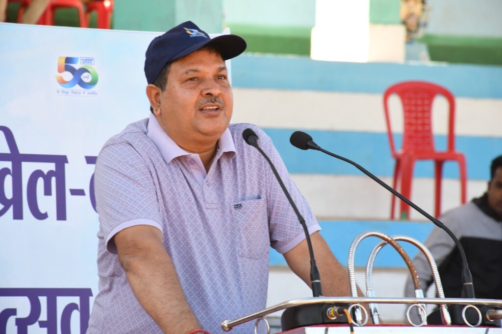 एनटीपीसी सीपत के द्वारा संविदा कर्मियों के लिए खेल-कूद महोत्सव 2025 का आयोजन..