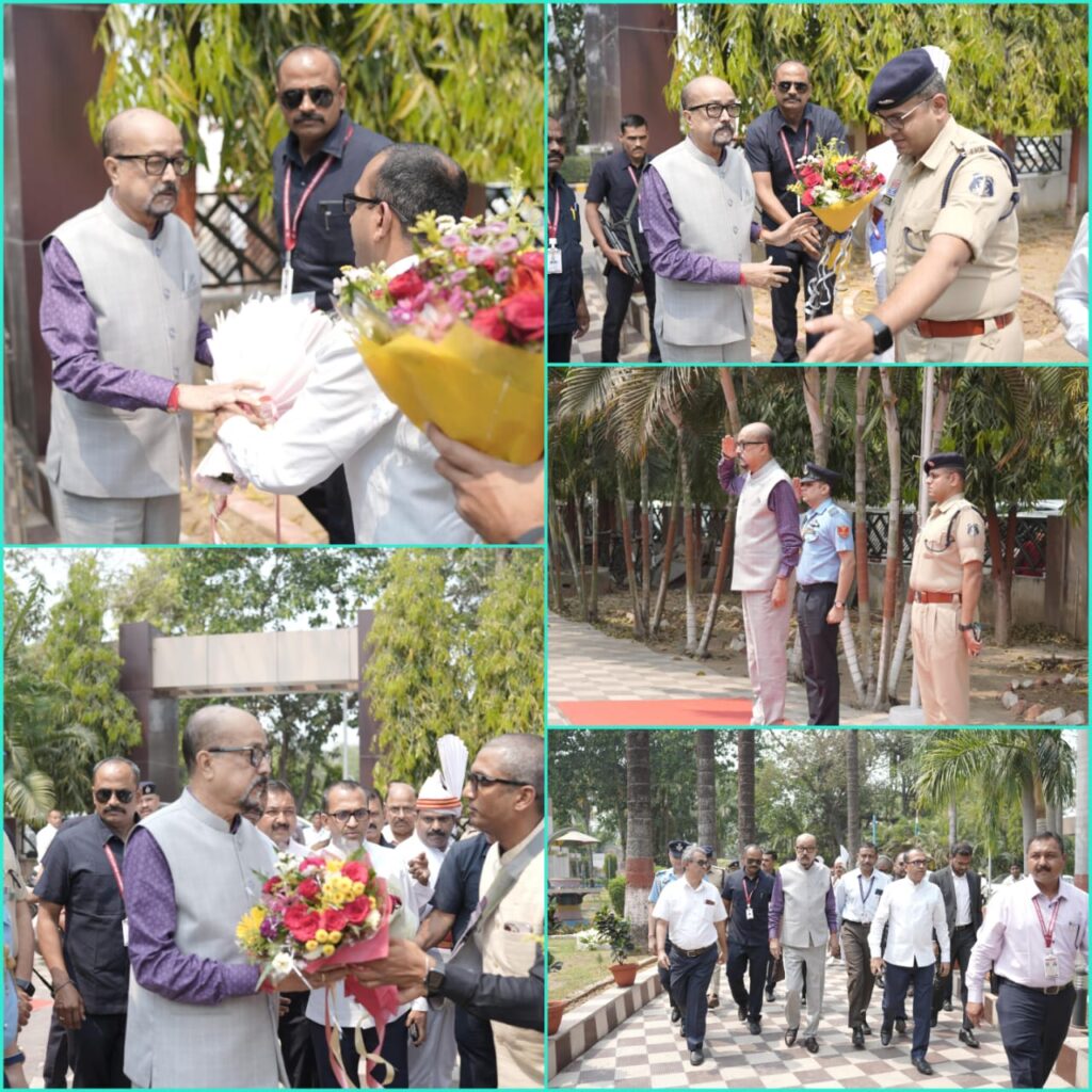 राज्यपाल श्री रमेन डेका पहुँचे कोरबा, कलेक्टर और एसपी ने किया स्वागत…