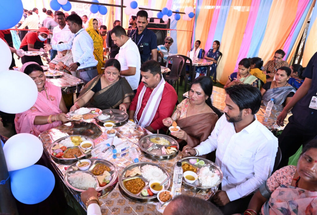 रायपुर : श्रमिकों के लिए तीसरे श्रम अन्न केंद्र का हुआ शुभारंभ 