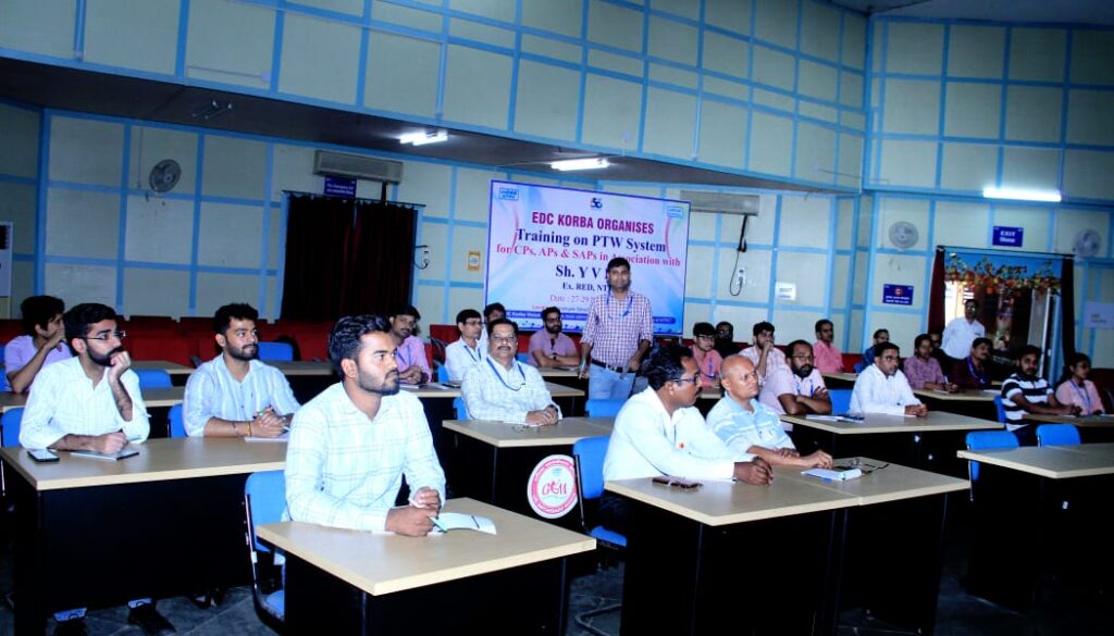 ईडीसी कोरबा में “परमिट टू वर्क (PTW) प्रणाली” पर तीन दिवसीय प्रशिक्षण कार्यक्रम प्रारंभ…