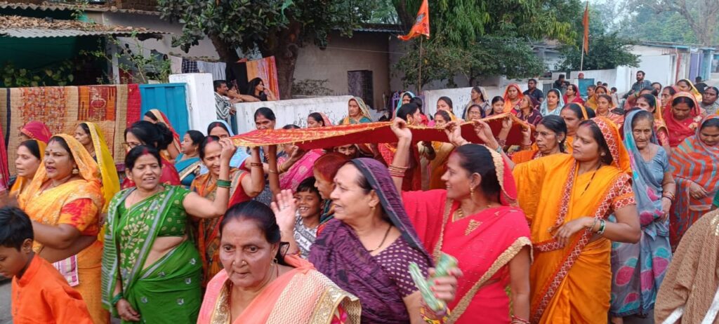 चैत्र नवरात्रि पर कोरबा में भव्य आयोजन, माता रानी को चुनरी चढ़ाई गई
