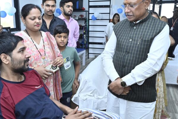 रायपुर : मुख्यमंत्री श्री विष्णु देव साय ने न्यूरो स्पाइन रिहैबिलिटेशन सेंटर का किया शुभारंभ
