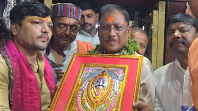 रायपुर : ‘काशी के कोतवाल’ श्री काल भैरव जी के दरबार में मुख्यमंत्री श्री विष्णुदेव साय ने की पूजा-अर्चना