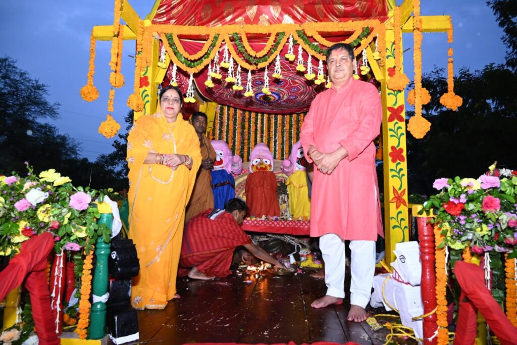 एनटीपीसी सीपत में भगवान जगन्नाथ की रथ यात्रा धूमधाम से निकाली गई*