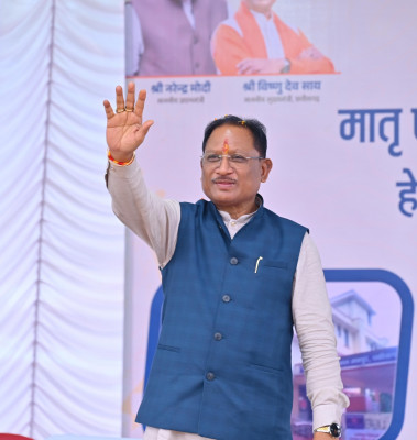 रायपुर : मुख्यमंत्री श्री विष्णुदेव साय ने कुनकुरी में मातृ-शिशु चिकित्सालय की रखी आधारशिला