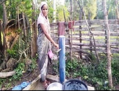 रायपुर : सुदूर बीजापुर के गुंजेपर्ती में अब हर घर नल से पहुंच रहा जल