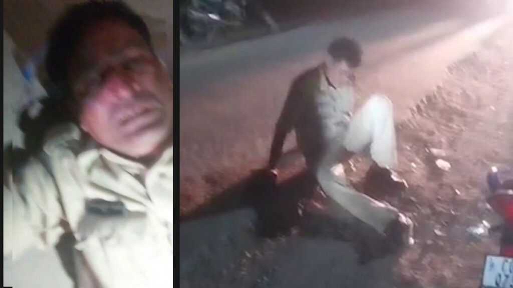 नशे में बेसुध आरक्षक शराब भट्टी के पास लड़खड़ाते आया नजर…
