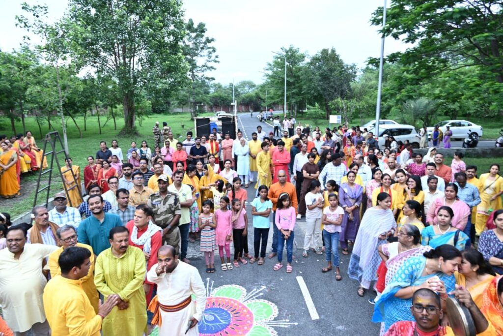 एनटीपीसी सीपत में भगवान जगन्नाथ की बहुदा यात्रा धूमधाम से निकाली गई